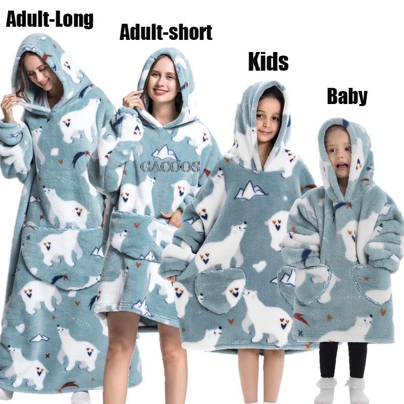 Kids & Baby Extra Long Winter Hoodies