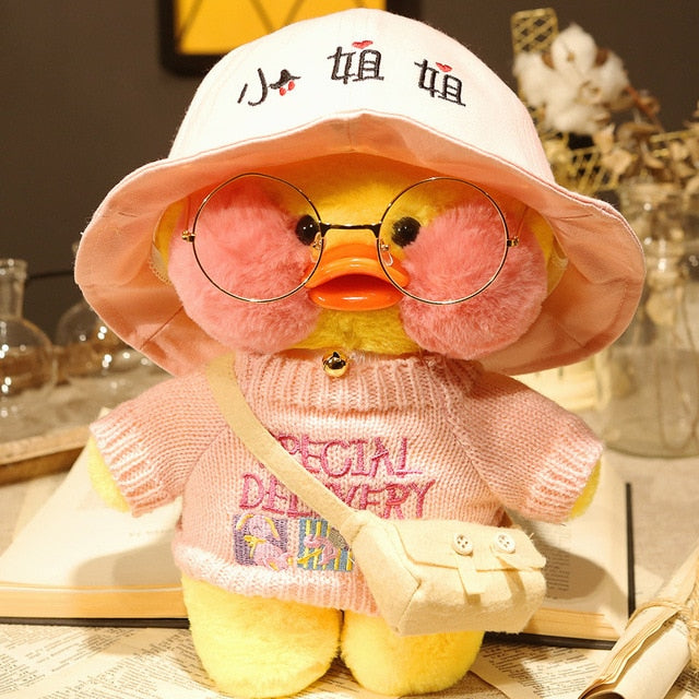 Lalafanfan Cafe Duck Plush Stuffed Toy