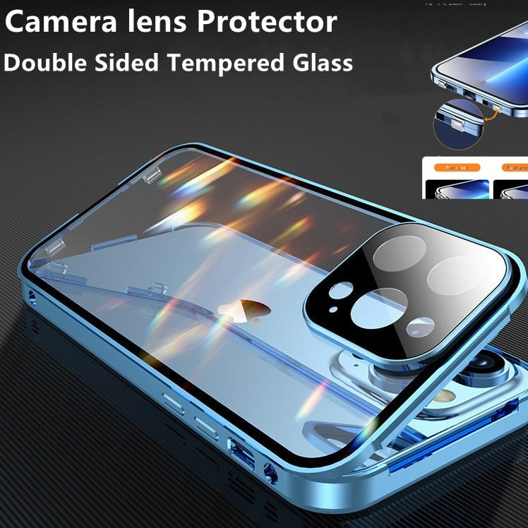 Transparent 360° iPhone Case with Lens Protection