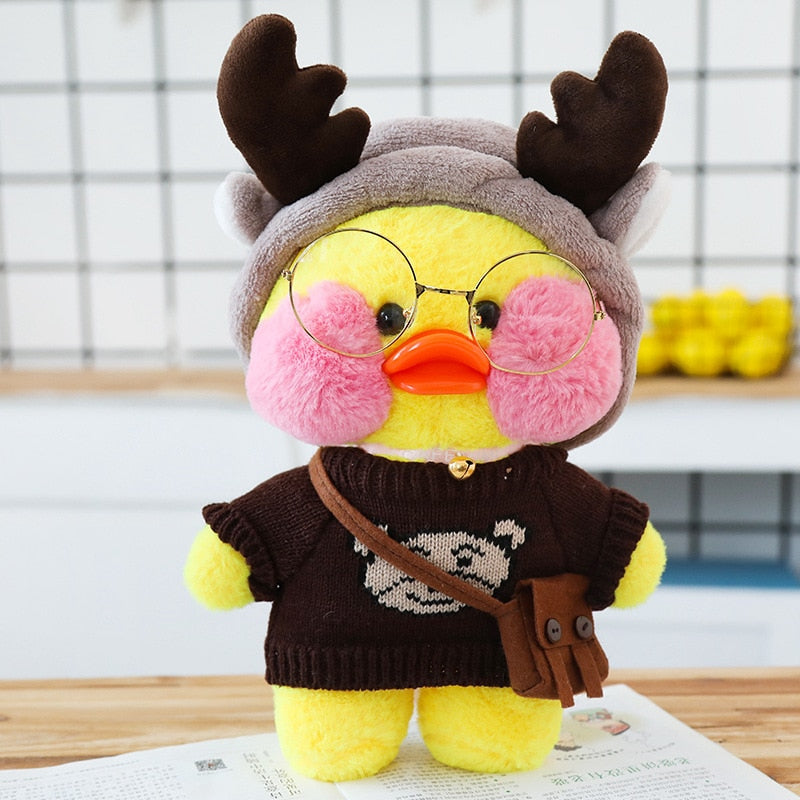 Lalafanfan Cafe Duck Plush Stuffed Toy