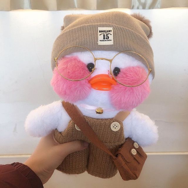 Lalafanfan Cafe Duck Plush Stuffed Toy