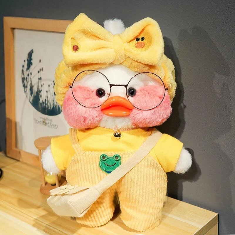 Lalafanfan Cafe Duck Plush Stuffed Toy