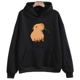 Cute Capybara Oversized Hoodie Sweatshirt