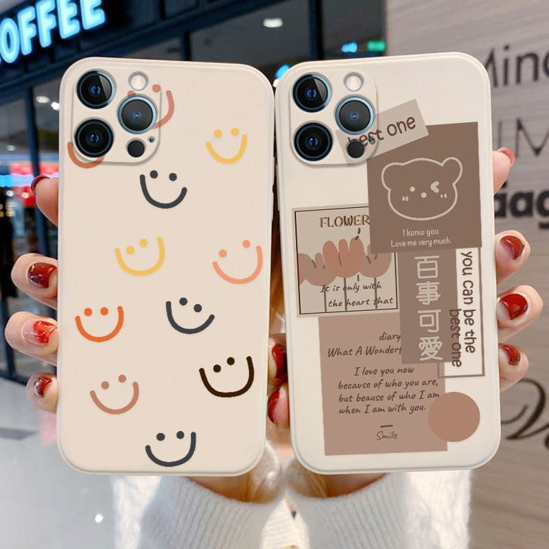 Keep Smiling Pastel iPhone Case