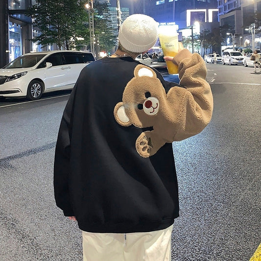 Harajuku Streetwear Teddy Bear Sweatshirt