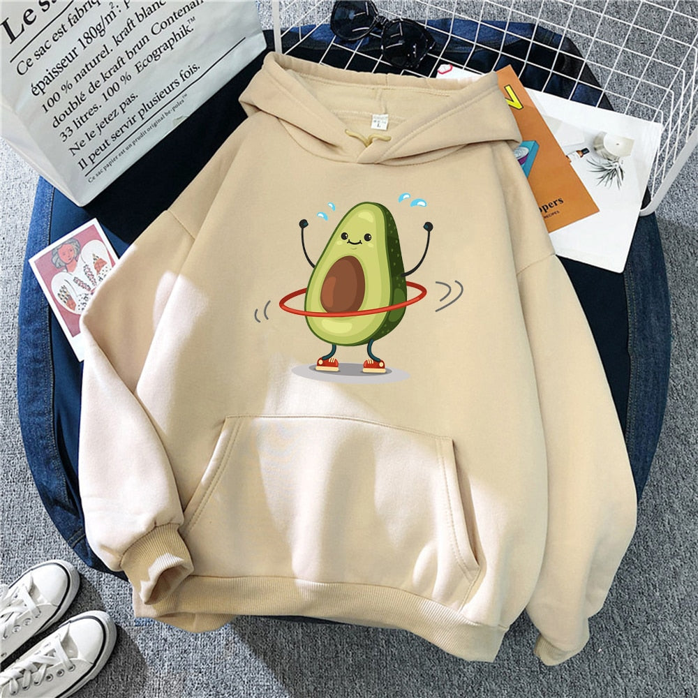 Cartoon Sloth Oversized Hoodie with Pockets