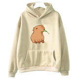Cute Capybara Oversized Hoodie Sweatshirt