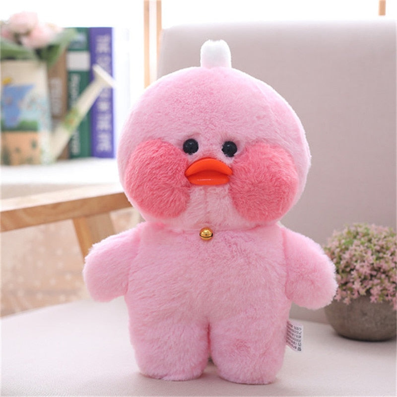 Lalafanfan Cafe Duck Plush Stuffed Toy