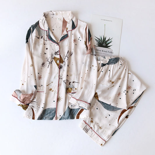 Spring & Summer Floral Pyjama Suit for Women