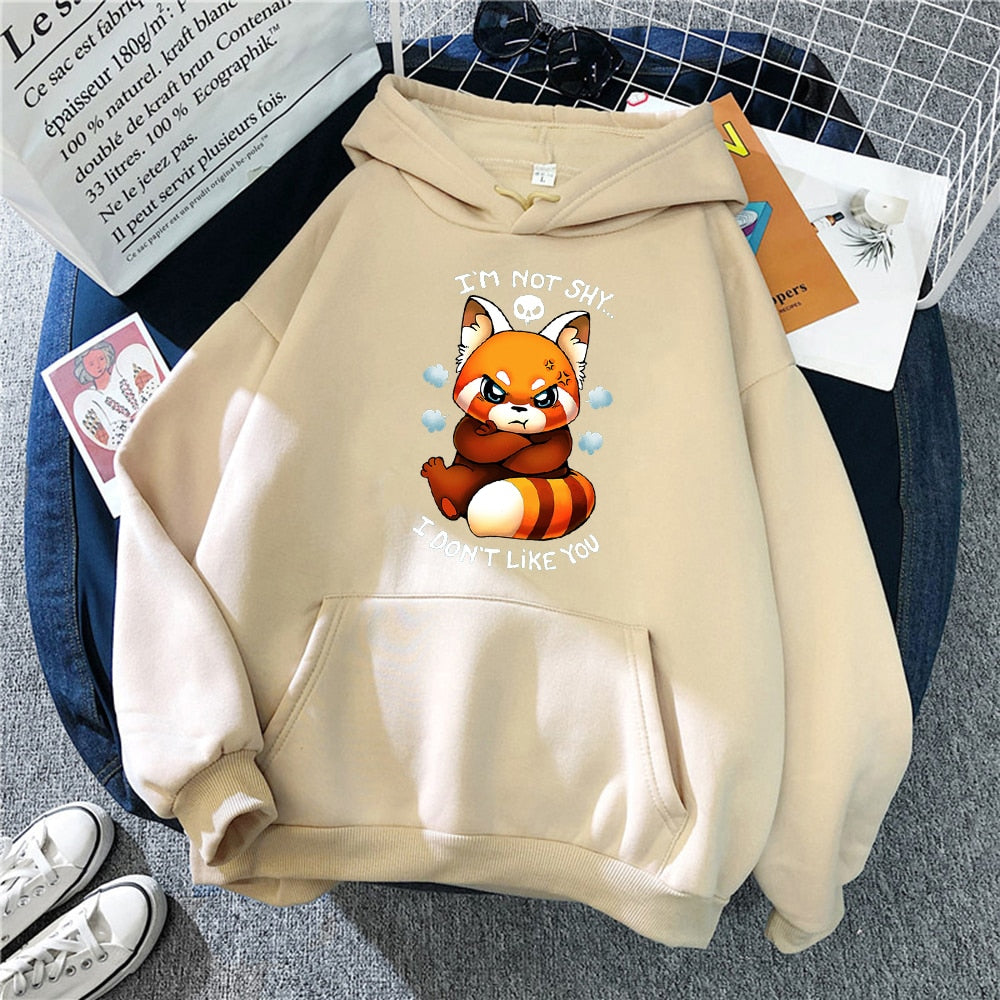 Cartoon Cute Panda Oversized Hoodie with Pockets