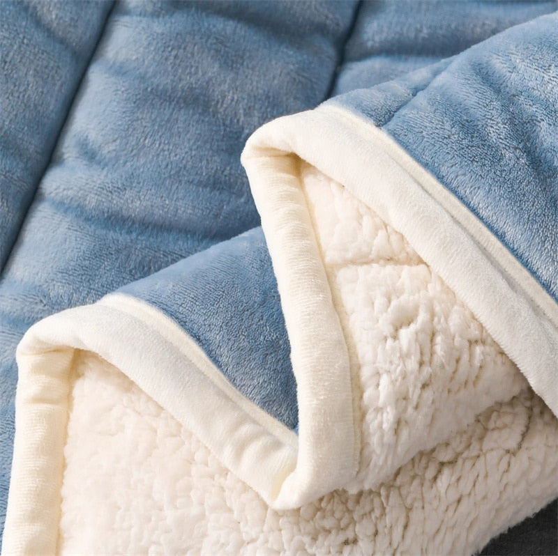 Fleece Soft Three Layer Warm Blanket