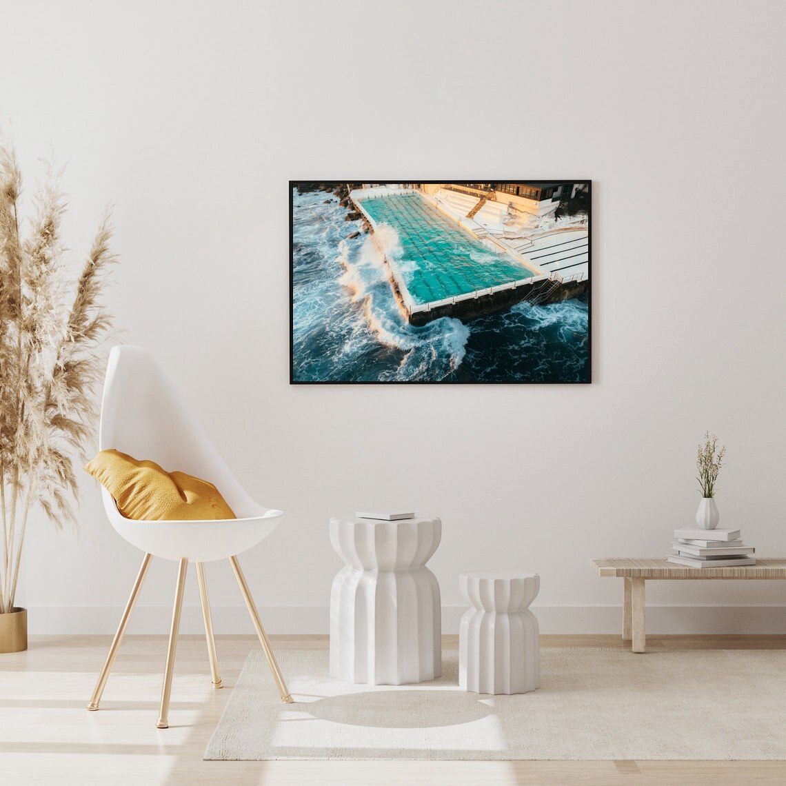 Bondi Beach Icebergs Pool Canvas - Photo Wall Art Print