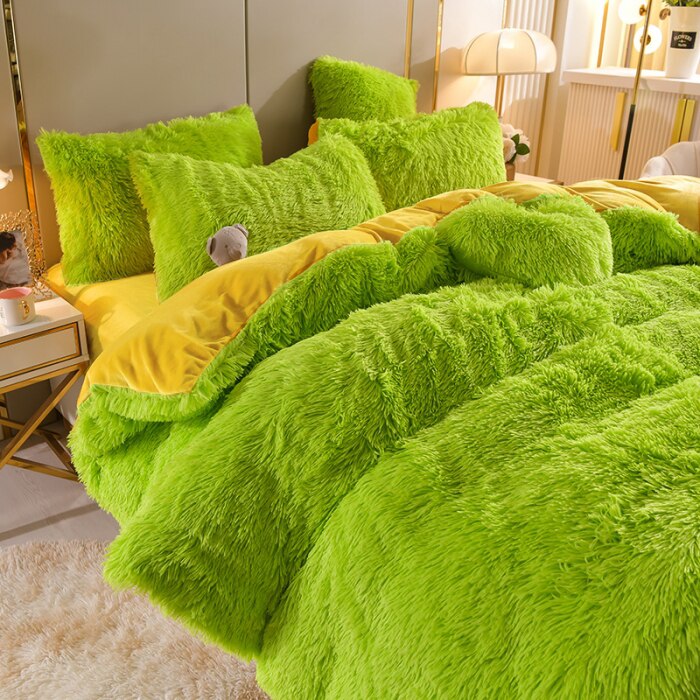 Luxury Plush Winter & Autumn Bedding Cover Set