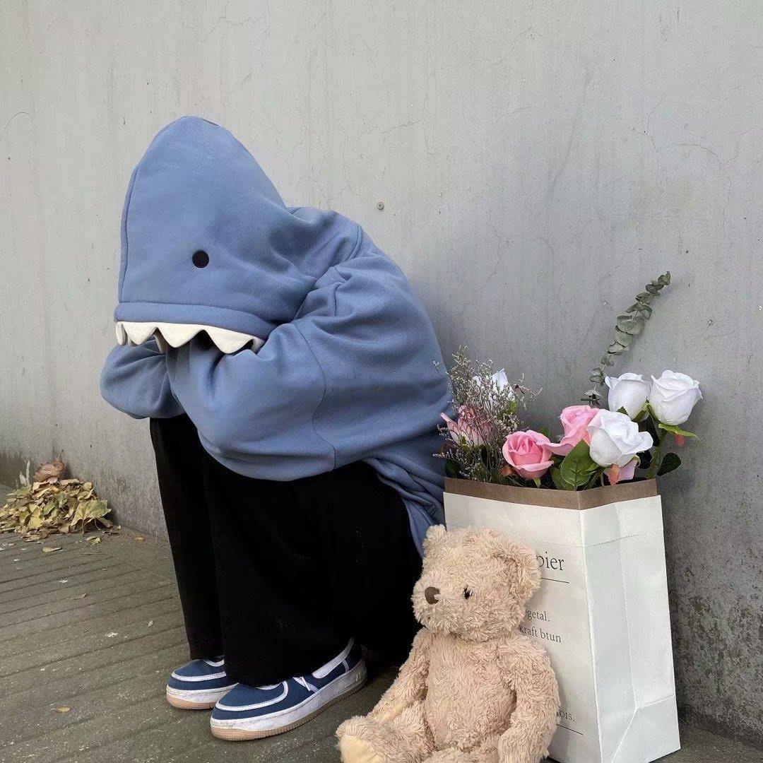 Tommy the Shark Kawaii Hoodies