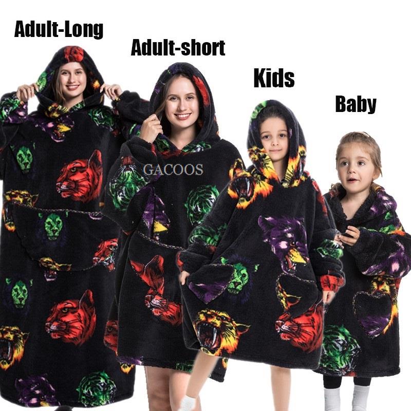 Extra Long Winter Hoodies for Adults