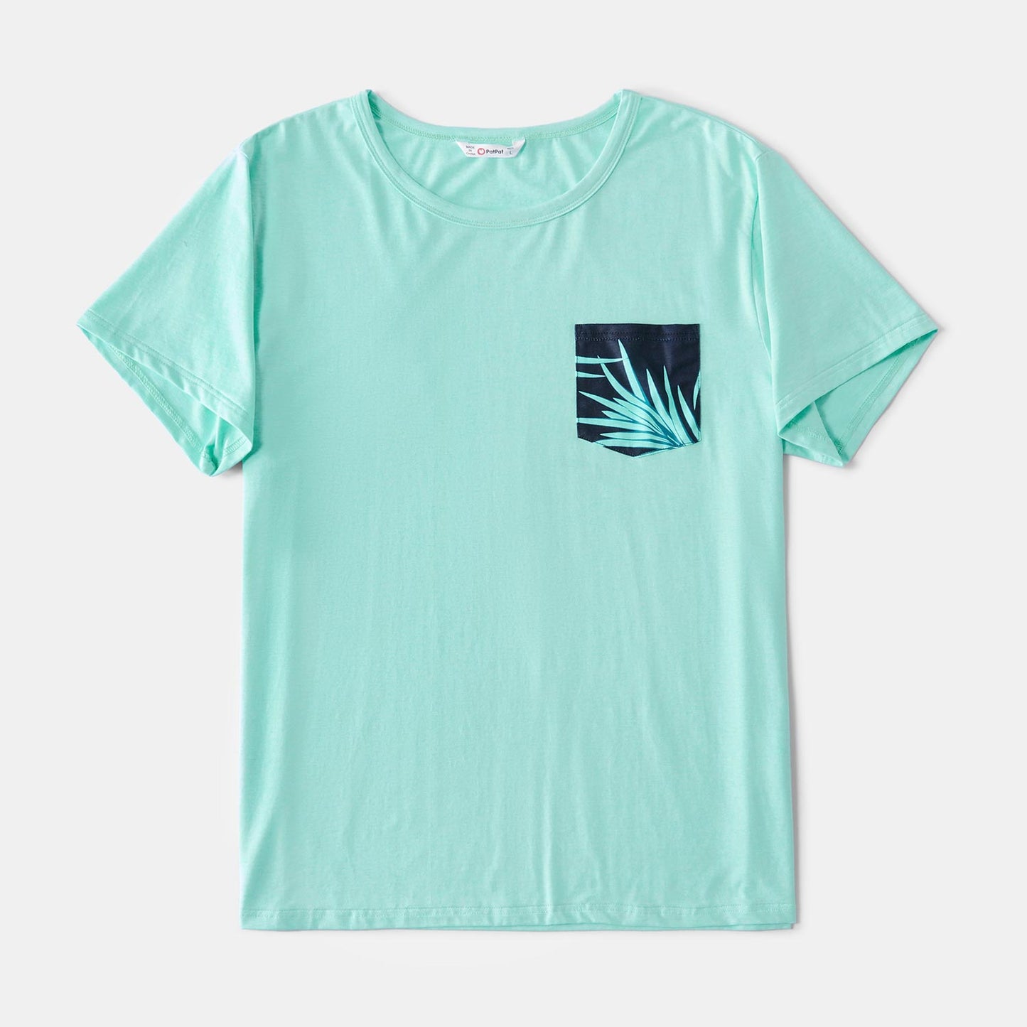 Matching Family Outfit - Turquoise Summer Set - Palm Leaf Tank Dresses, T-Shirts & Romper