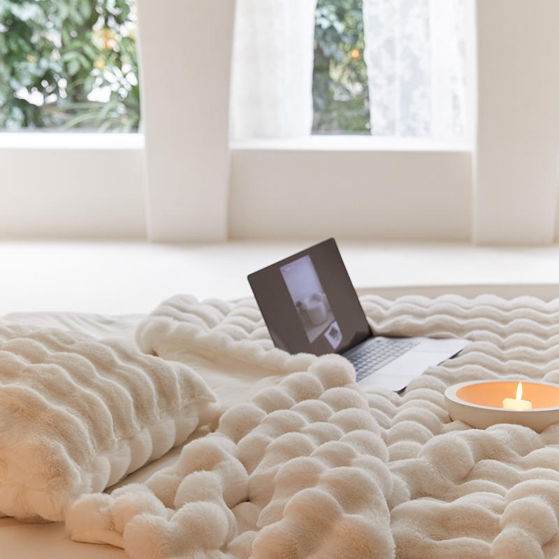 Winter Luxury Tuscan Fur Blanket