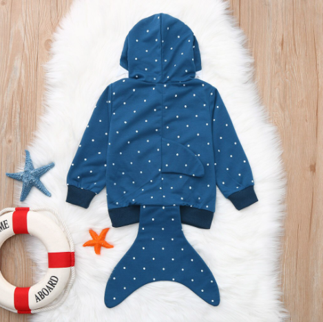 Toddler & Baby Outfit with Hoodie - Baby Shark