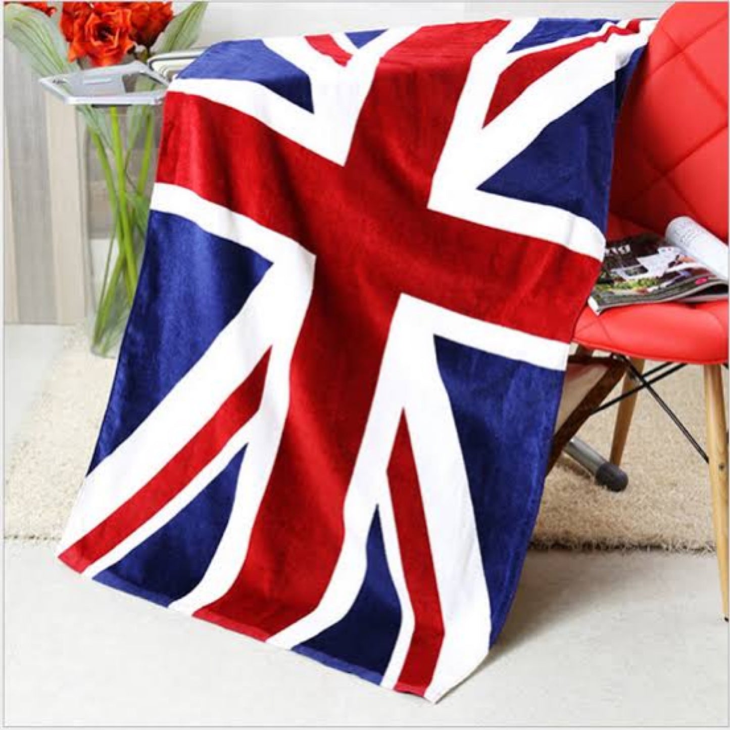 UK United Kingdom Flag Beach Towel