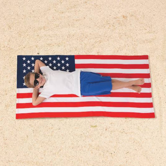 USA United States Flag Beach Towel