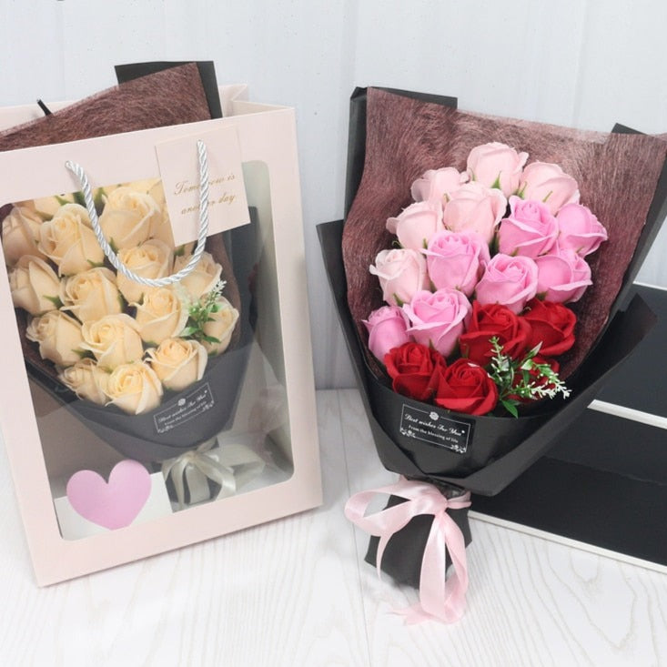 Handmade Soap Roses Bouquet (Delivery)