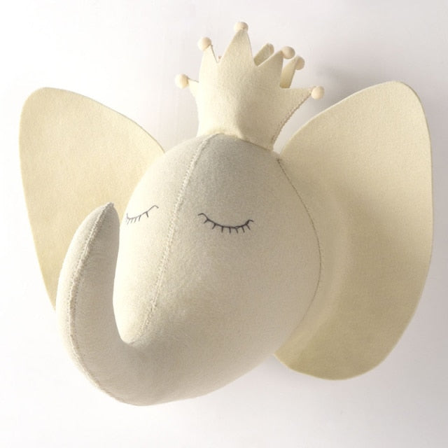 Baby Kids Room Décor - Stuffed Animal Heads