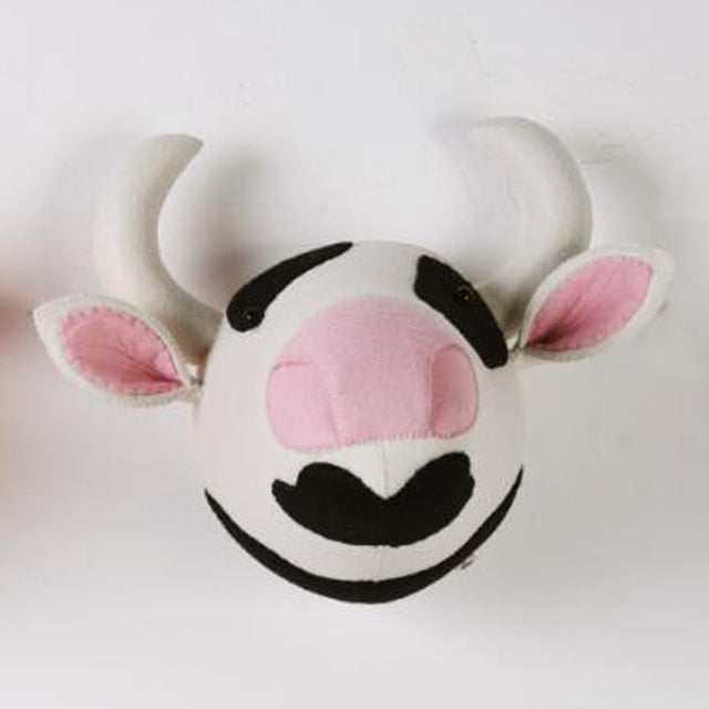 Baby Kids Room Décor - Stuffed Animal Heads