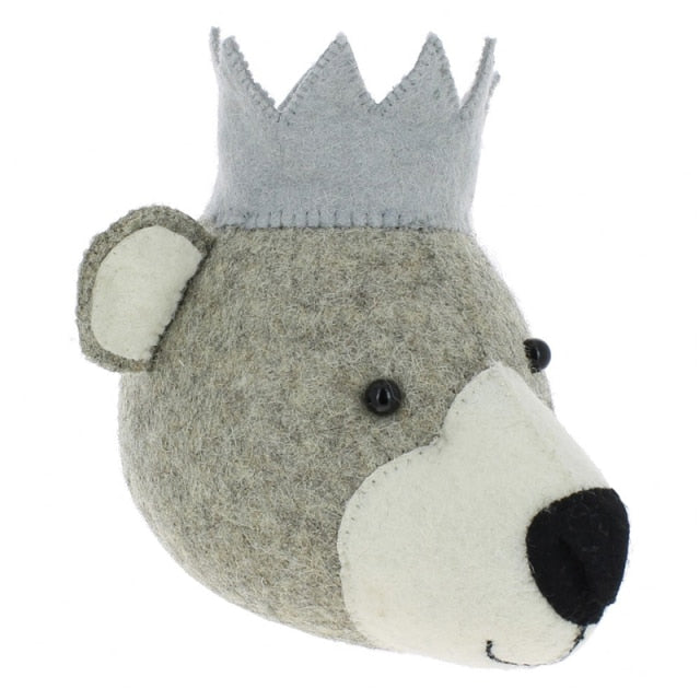 Baby Kids Room Décor - Stuffed Animal Heads