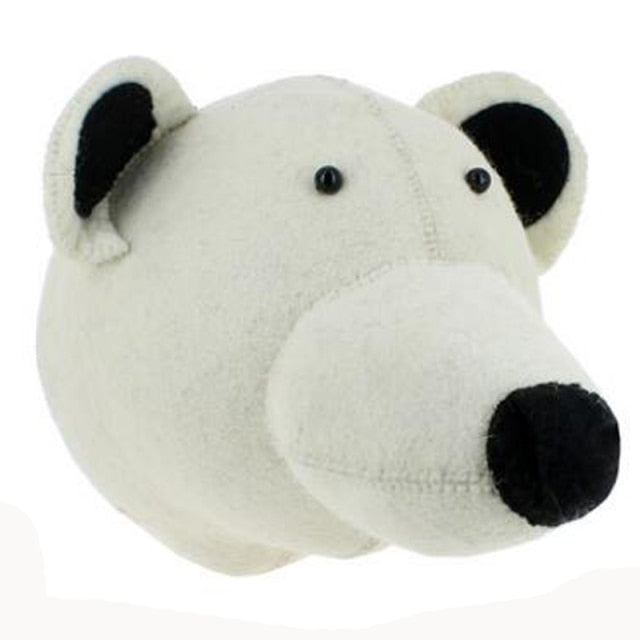 Baby Kids Room Décor - Stuffed Animal Heads