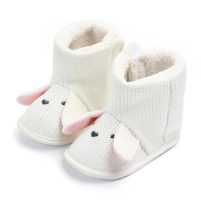 Newborn & Toddler Warm Winter Boots - Teddy Bear