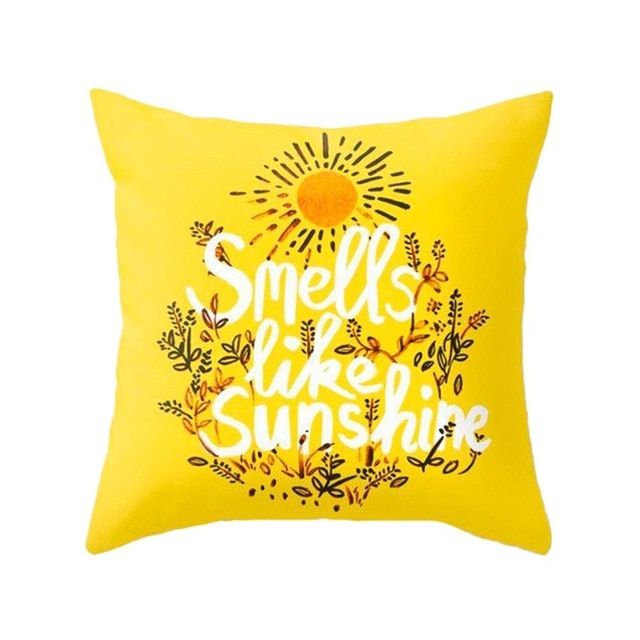 Yellow Sunset Cushion Cover Collection