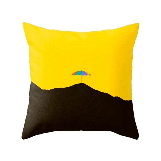 Yellow Sunset Cushion Cover Collection