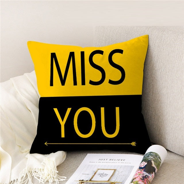 Yellow Sunset Cushion Cover Collection