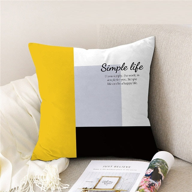 Yellow Sunset Cushion Cover Collection