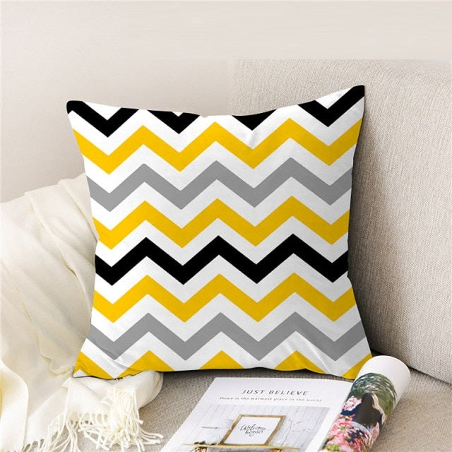 Yellow Sunset Cushion Cover Collection