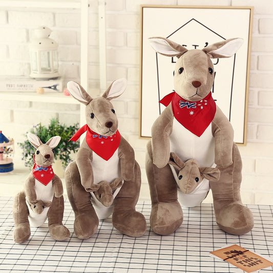 Mummy and Baby Kangaroo Plush Toy