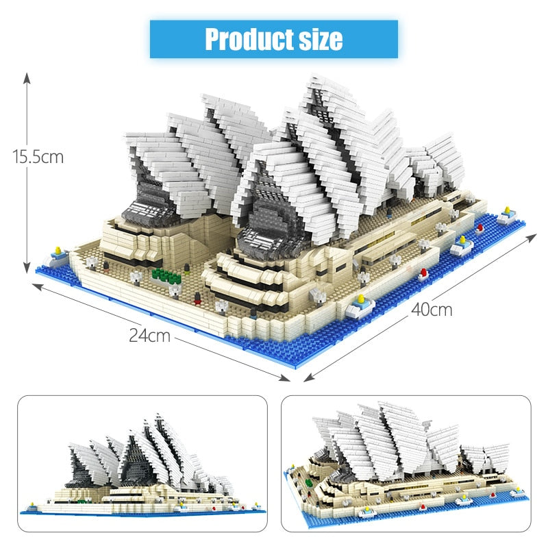 Sydney Opera House Building Blocks