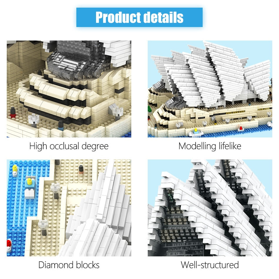 Sydney Opera House Building Blocks