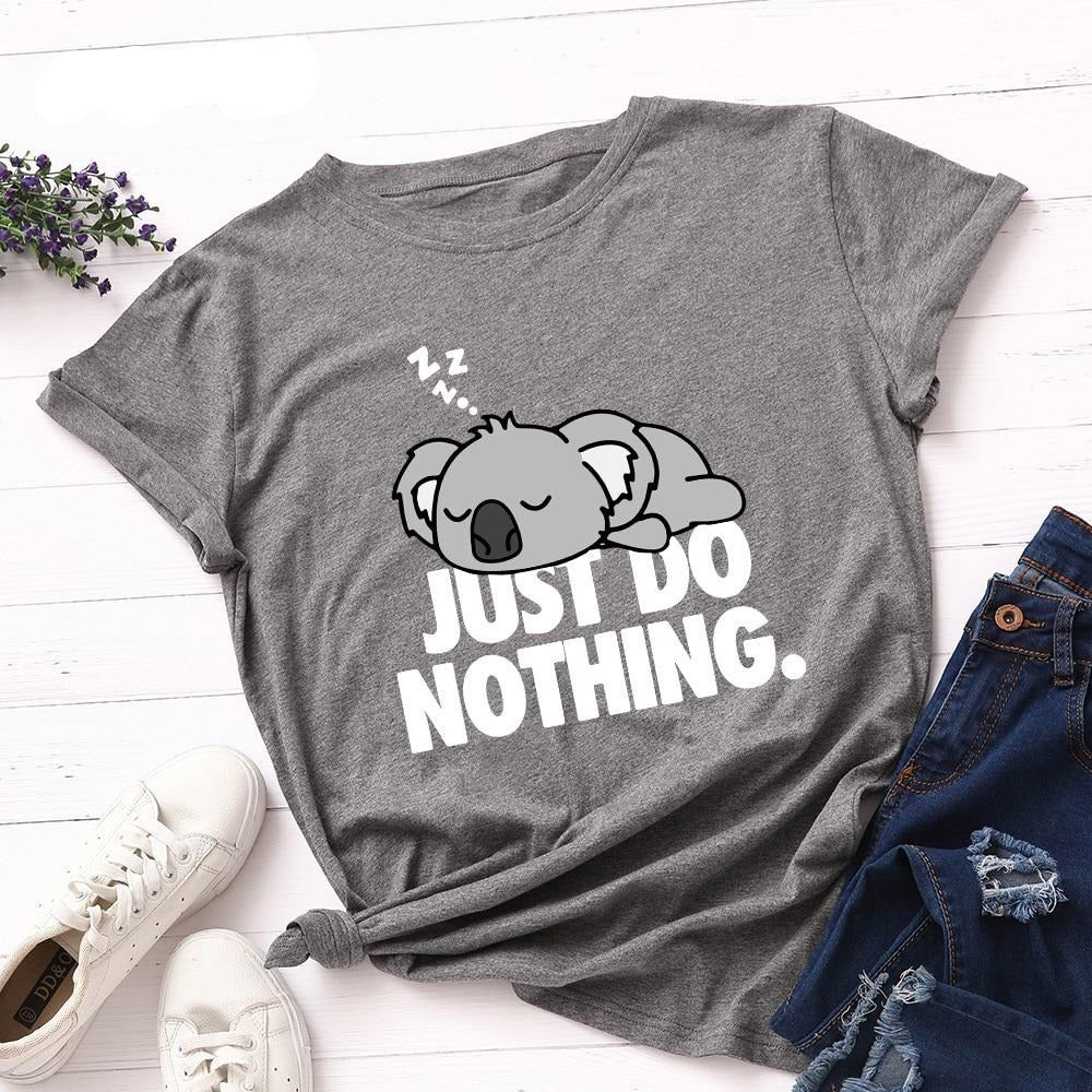 Just Do Nothing Koala T-Shirt