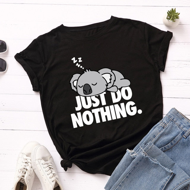 Just Do Nothing Koala T-Shirt