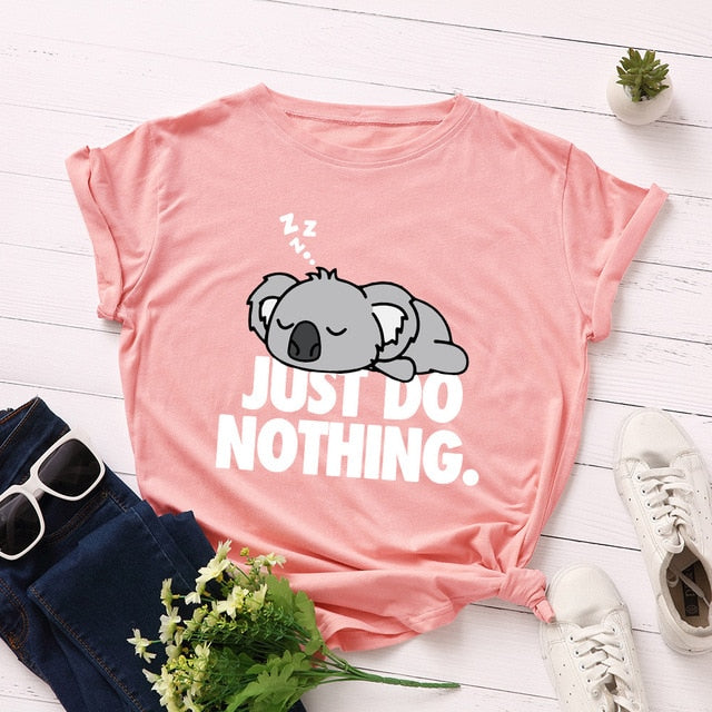 Just Do Nothing Koala T-Shirt