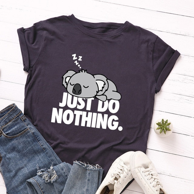 Just Do Nothing Koala T-Shirt