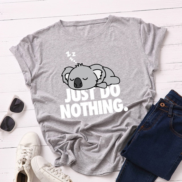 Just Do Nothing Koala T-Shirt