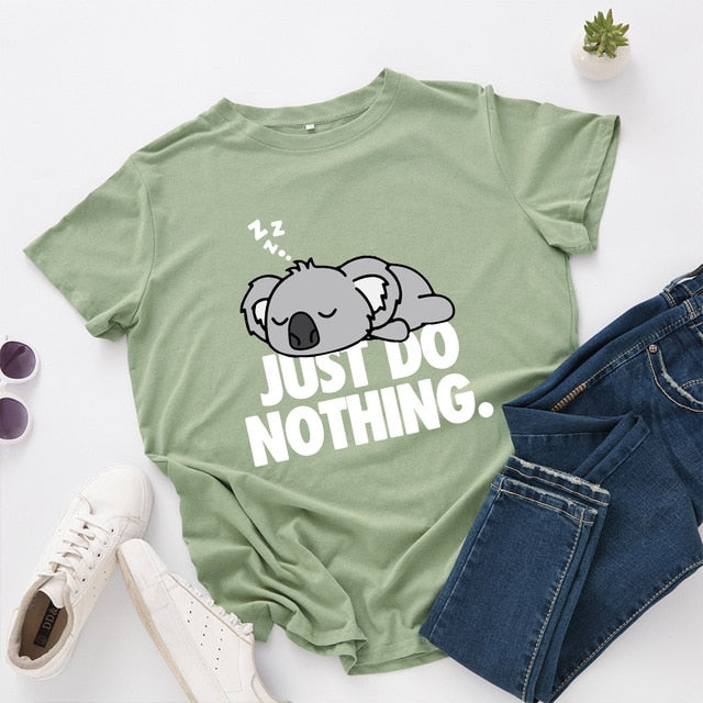 Just Do Nothing Koala T-Shirt