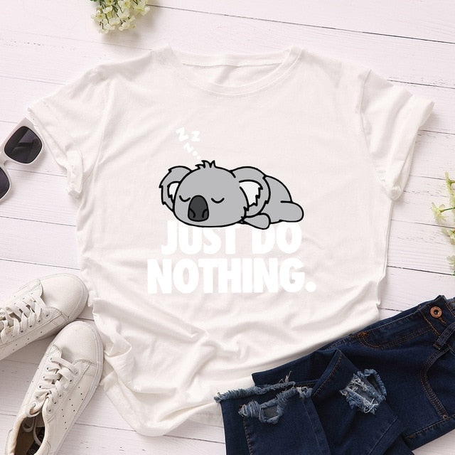 Just Do Nothing Koala T-Shirt