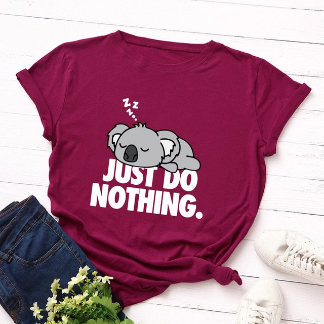 Just Do Nothing Koala T-Shirt