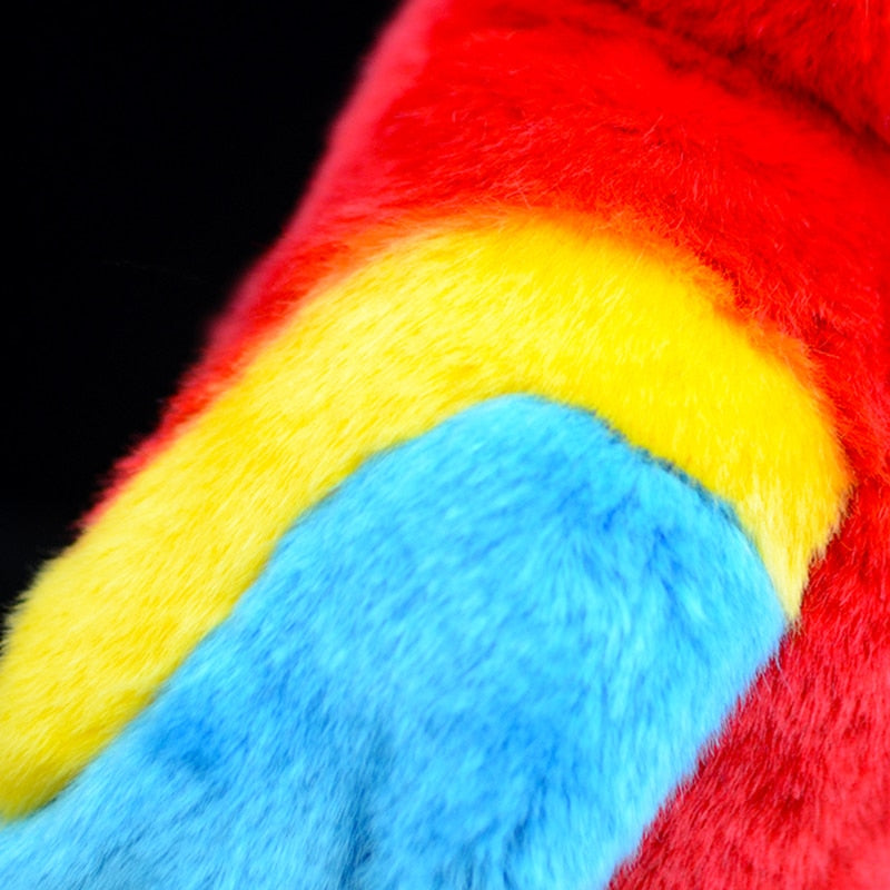 Macaw Plush Toy Simulation