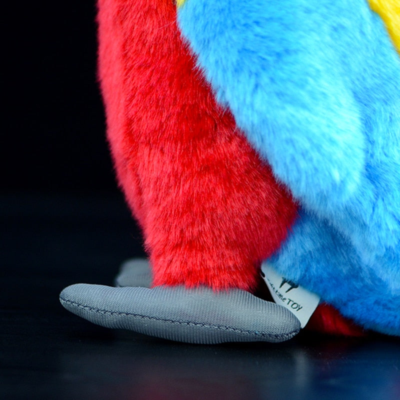 Macaw Plush Toy Simulation