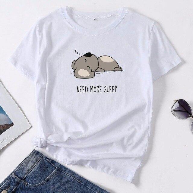 Koala T-shirt Need More Sleep - Australia Gifts