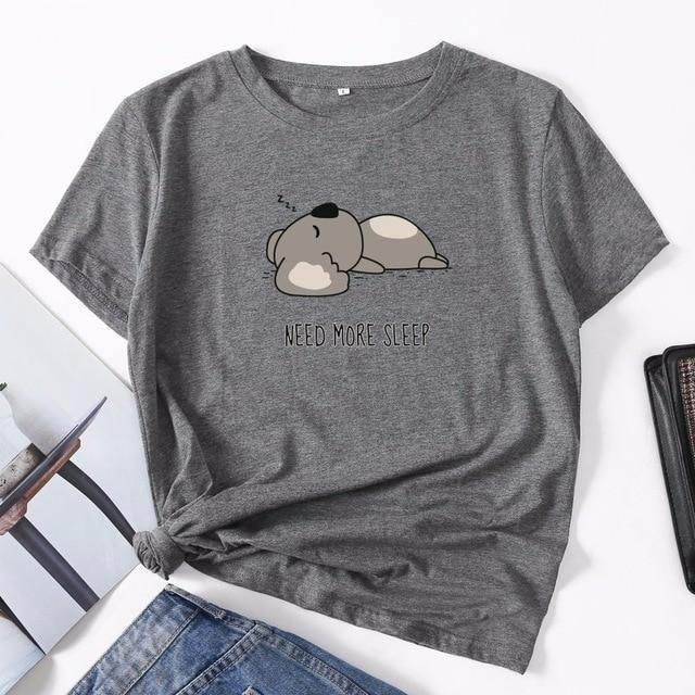 Koala T-shirt Need More Sleep - Australia Gifts